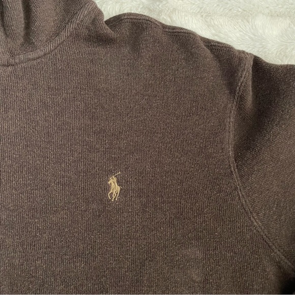 Polo by Ralph Lauren Brown Quarter Zip Size XXL - Picture 4 of 11